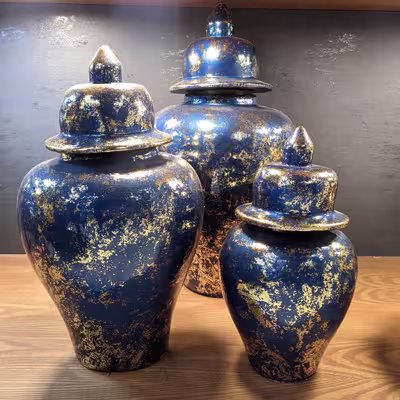 بانکه مدل خمره ای بسته 3 عددی