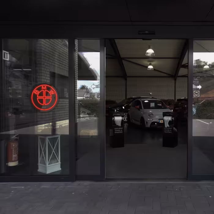 چراغ دیواری نئون دیزاین طرح BL_RD