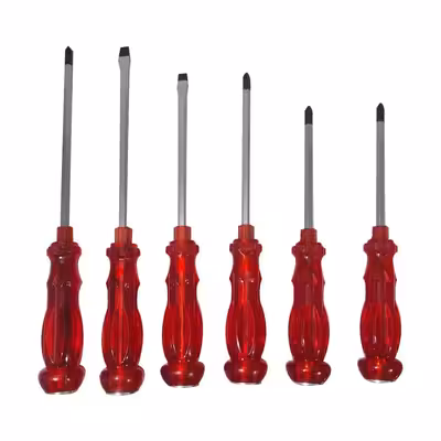 پیچ گوشتی ضربه  خور بی تی اس ام مدل BSMTIS-F14 بسته 6 عددی