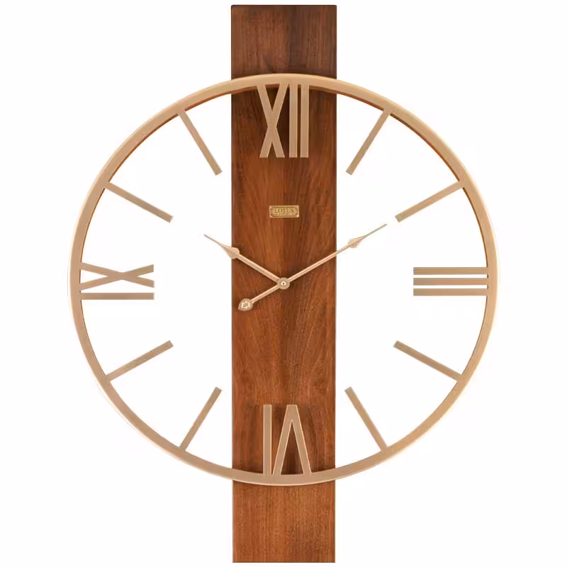 ساعت دیواری رایکا مدل VINELAND کد LO-20141br رنگ BR/GL