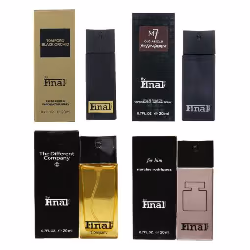 عطر جیبی فینال مدل F4 حجم 20 میلی لیتر مجموعه 4