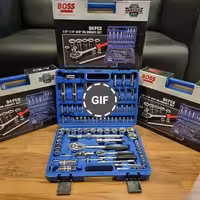 جعبه بکس 94 عددی آبی باس مدل BS-94pcs