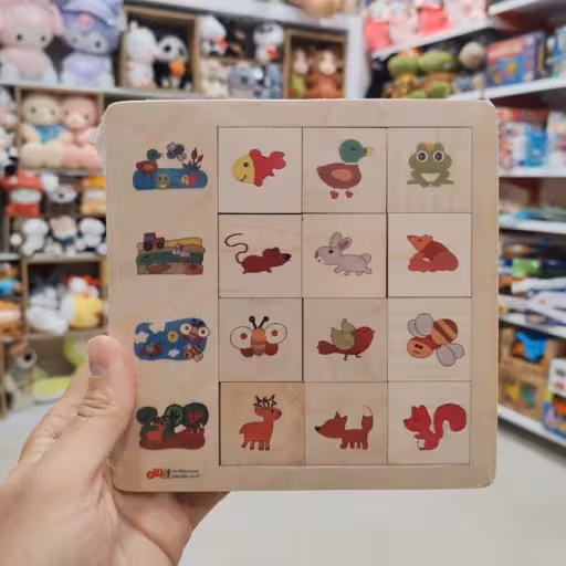 پازل کودکانه چوبی رابطه ها