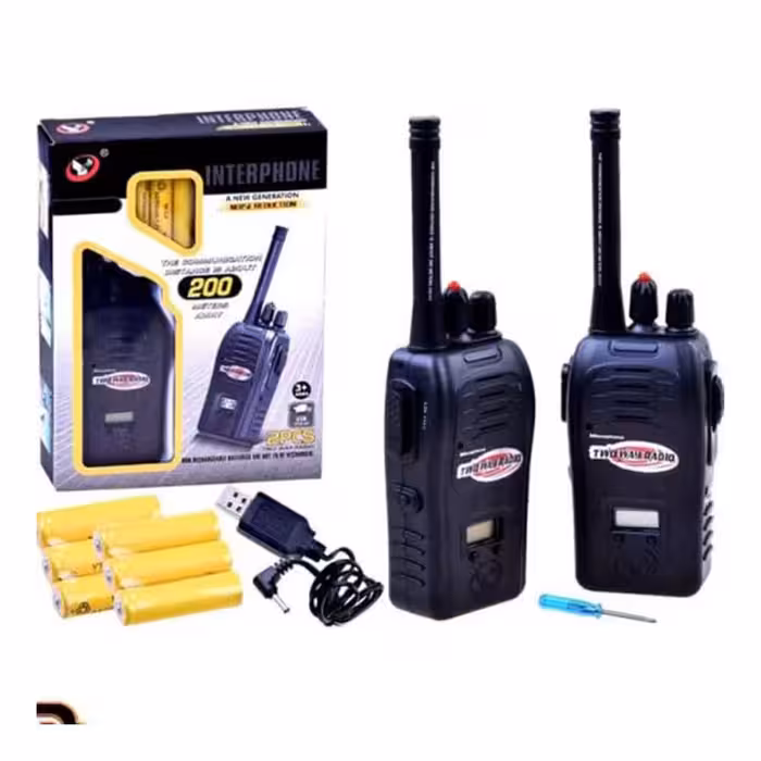 خرید واکی تاکی همراه باتری قابل شارژ