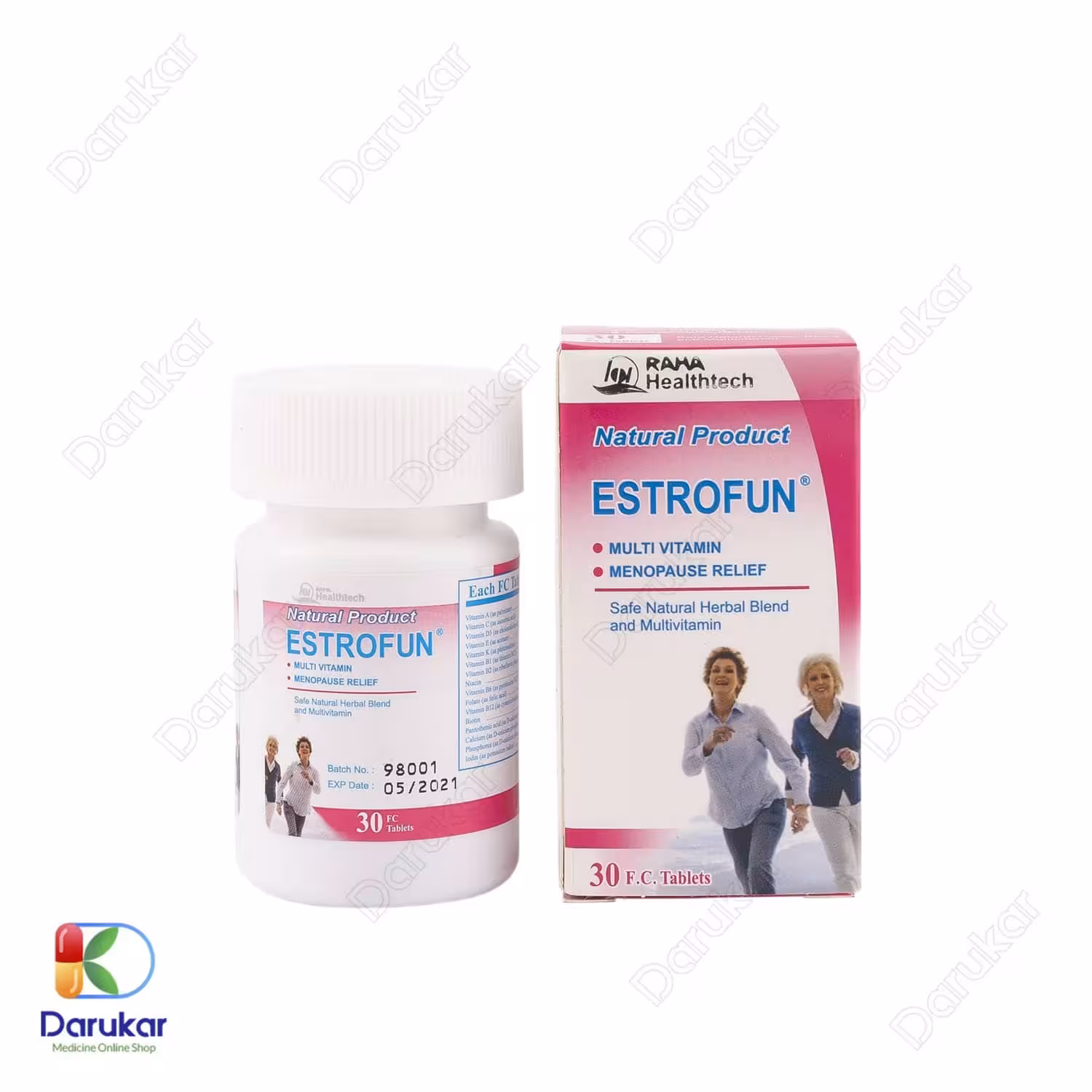 قرص مولتی ویتامین استروفان رها