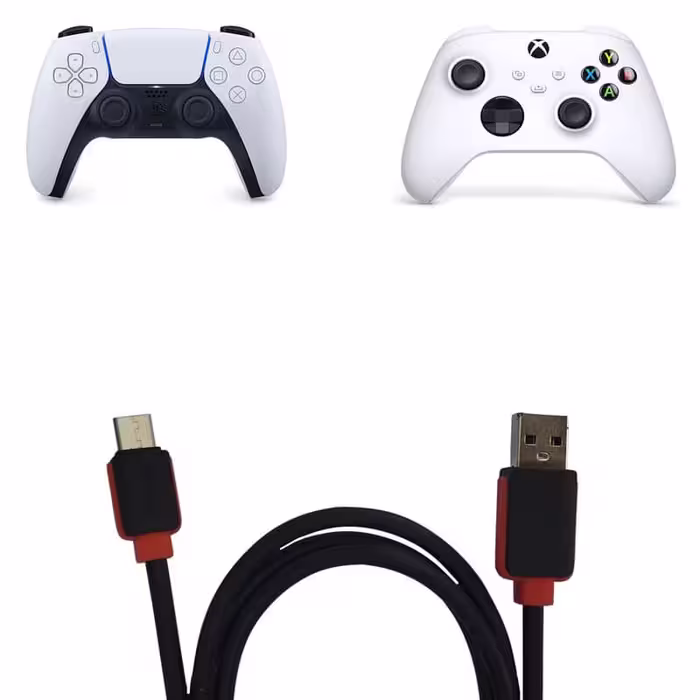 کابل شارژ تایپ سی مناسب دسته PS5 و Xbox Series S X