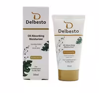 کرم آبرسان فاقد چربی دلبستو حجم 50 میلی لیتر | Delbesto Oil Absorbing Moisturizer Cream Hydra Matt 50 ml