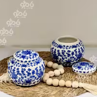 بانکه سرامیکی جینجر قلم آبیstr156