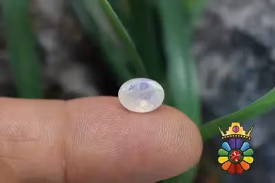 سنگ ماه رنگین کمانی(لابرادوریت سفید)