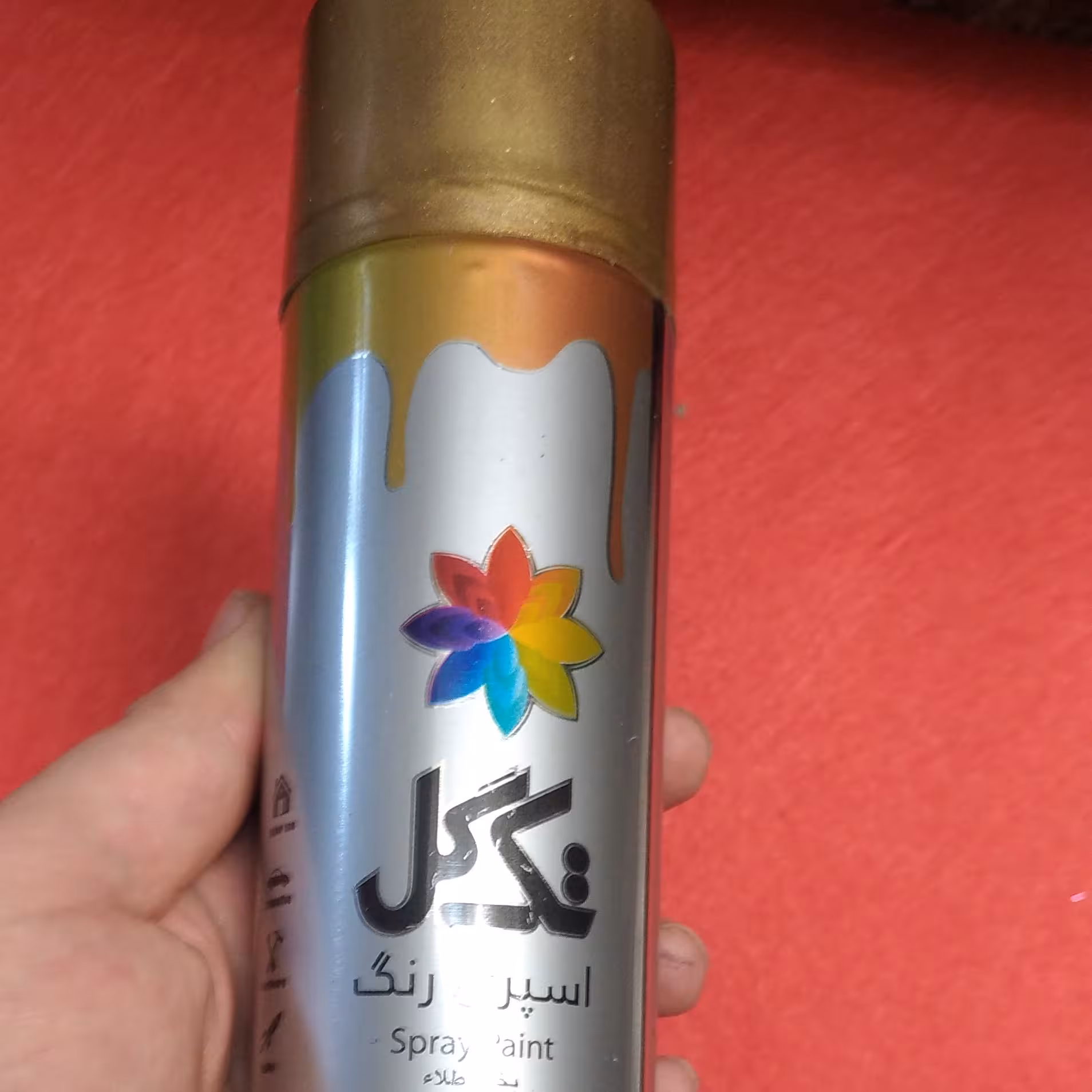 اسپری گلسازی طلایی