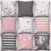 کاور کوسن کد 53 (ست طوسی صورتی)