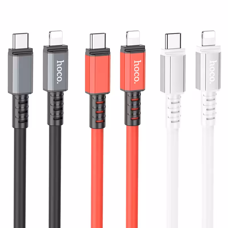 کابل شارژ 20 وات Lightning به USB-C هوکو مدل X85 طول 1 متر