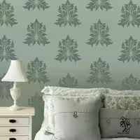 شابلون دیواری داماسک کد 864