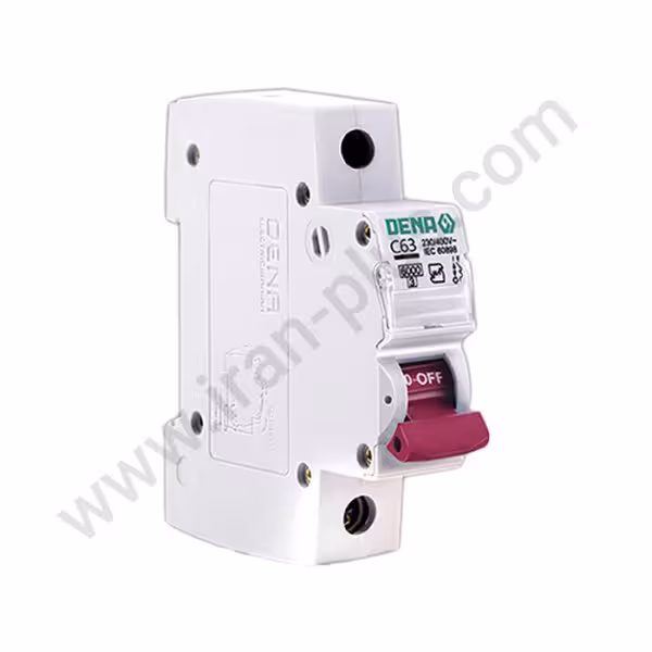 فیوز مینیاتوری تک پل 63 آمپر دناالکتریک مدل C63-6KA