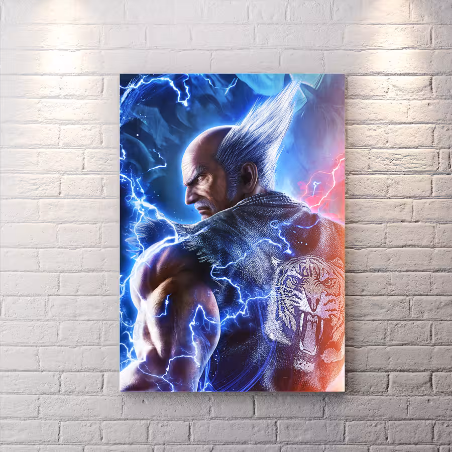 تابلو دکوراتیو گیمینگ طرح بازی تیکن WAs-1131