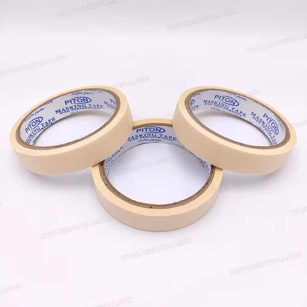 چسب کاغذی 2 سانتی 16 یارد پیتون PITON بسته 10 عددی