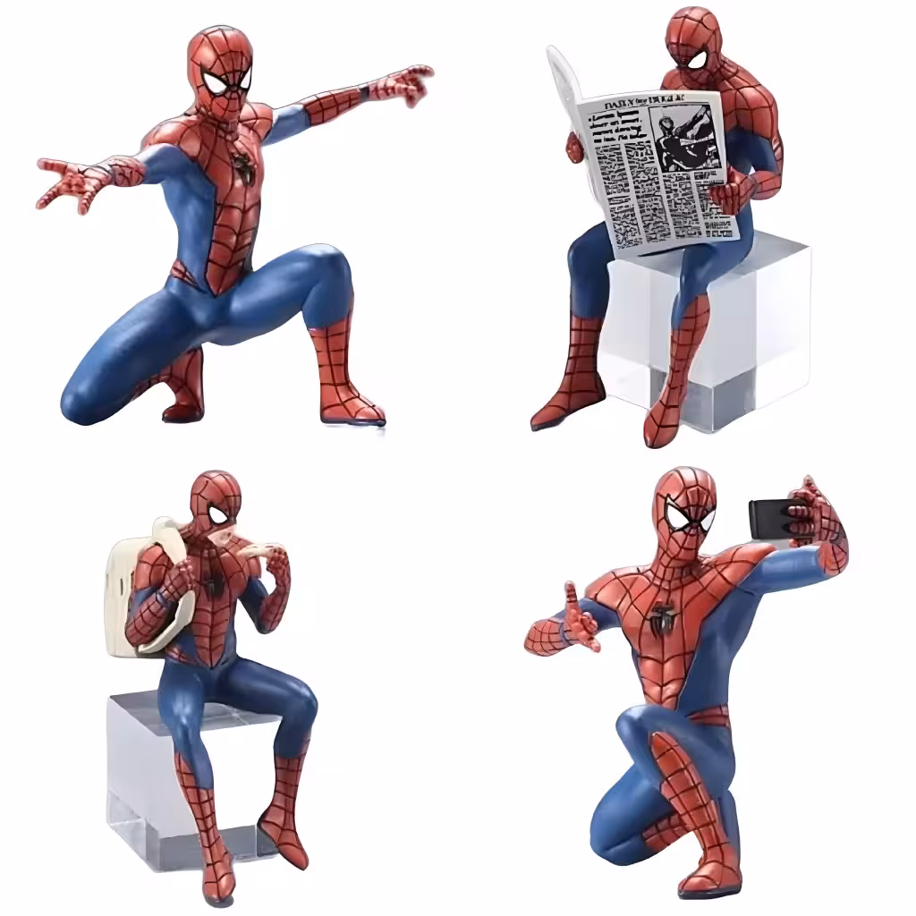 فیگور مرد عنکبوتی (اسپایدرمن) Spider-Man مجموعه 4 عددی