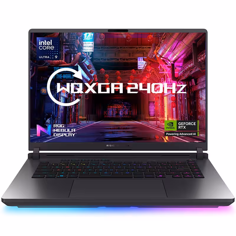 لپ تاپ 16 اینچی گیمینگ ایسوس مدلASUS ROG Strix G16 G615LR U9 275HX  32GB 2TB 12GB 5070TI WQXGA Gaming Laptop
