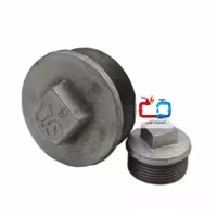 درپوش دنده‌ای 1/2 اینچ گالوانیزه چینی