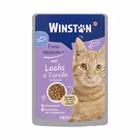 پوچ گربه وینستون (Winston) با طعم ماهی سالمون و قزل آلا
