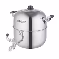 کتری شیر دار استیل امپراطور مدل 16 لیتری