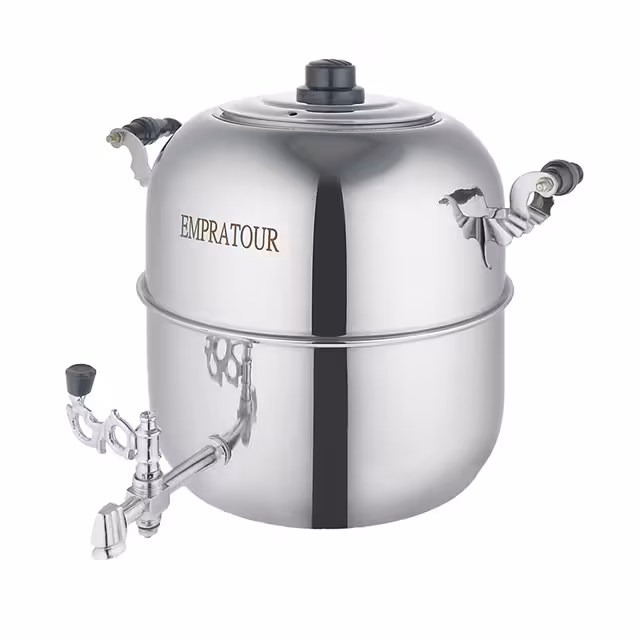کتری شیر دار استیل امپراطور مدل 16 لیتری