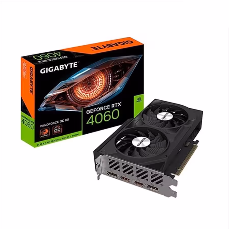 کارت گرافیک گیگابایت Gigabyte RTX 4060 Windforce II 8GB OC