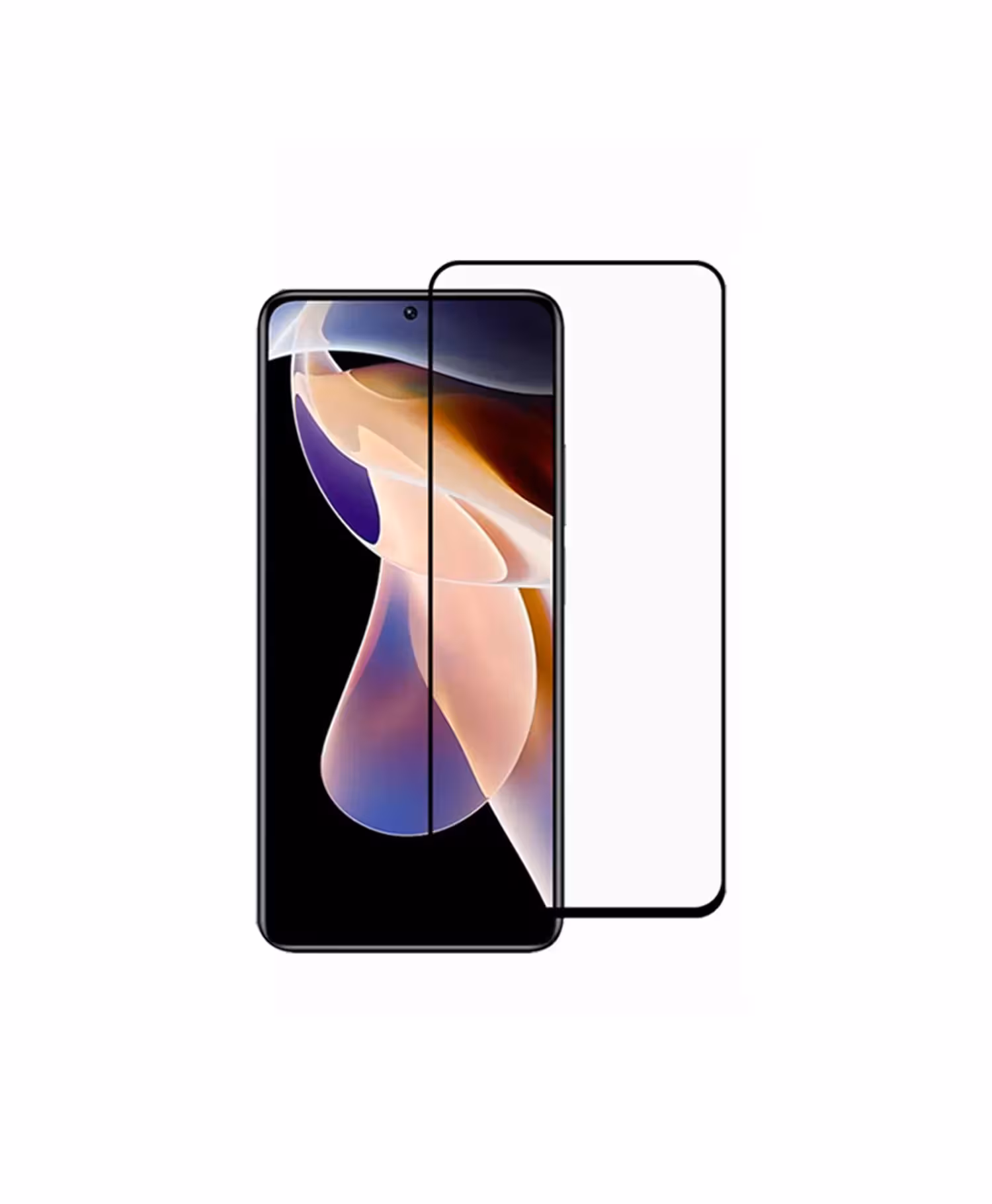 گلس فول Super D مشکی Redmi Note 13 5G