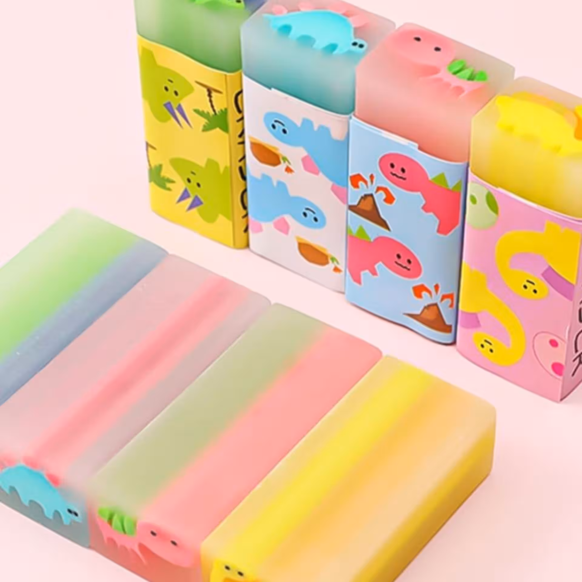 پاکن فانتزی ژله ای دایناسور در 4 رنگ