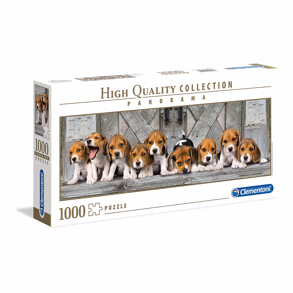 پازل 1000 قطعه پانوراما Clementoni طرح بیگل ها