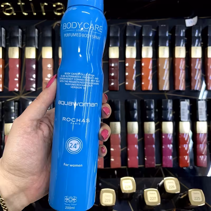 اسپری خوشبو کننده بدن زنانه بادی کر مدل ROCHAS  حجم 200 میلی، لیتر طبع خنک | amazonchi