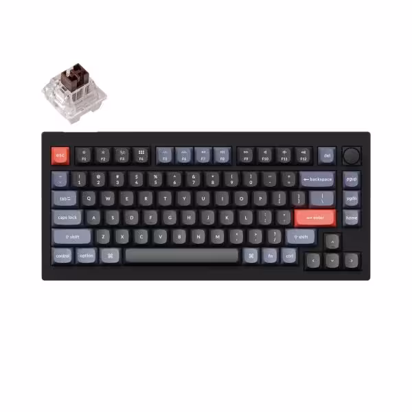 خرید کیبورد Keychron V1 – V1D3 Knob Version Brown SW با بهترین قیمت