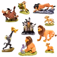 فیگور آکو مدل شیرشاه بسته 9 عددی