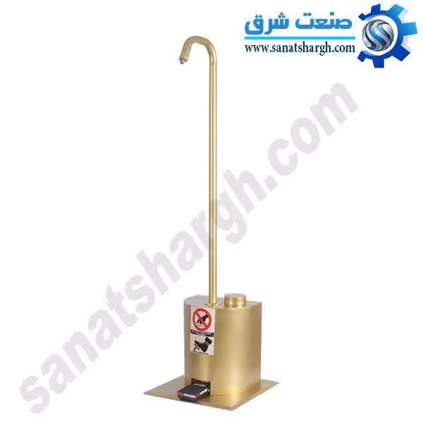 دستگاه ضد عفونی کننده دست پدالی رنگ طلایی