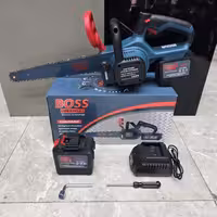 اره زنجیری شارژی 40 سانت 198 ولت صنعتی 20 سلول باس مدل 207