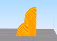 مدل سه بعدی هولدر کتاب طرح رنگین کمان (STL)