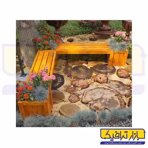 نیمکت چوبی باغی