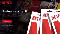 سی دی کی گیفت کارت Netflix نتفلیکس