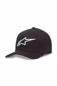کلاه مشکی مردانه و زنانه منحنی بی سن سیاه Alpinestars