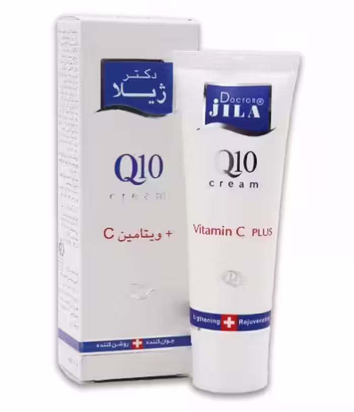 کرم صورت ویتامین سی و کو آنزیم Q10 دکتر ژیلا