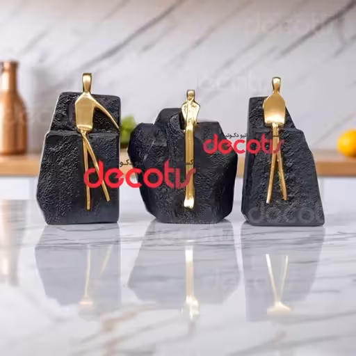 مجسمه لبه نشین صخره مجموعه 3 عددی