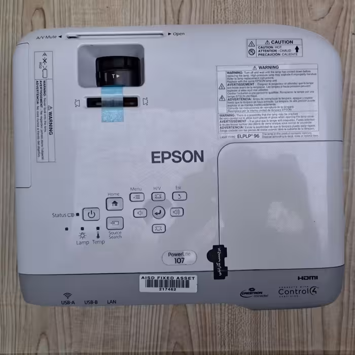 ویدئوپروژکتور اپسون مدل PowerLite 107 (کارکرده)