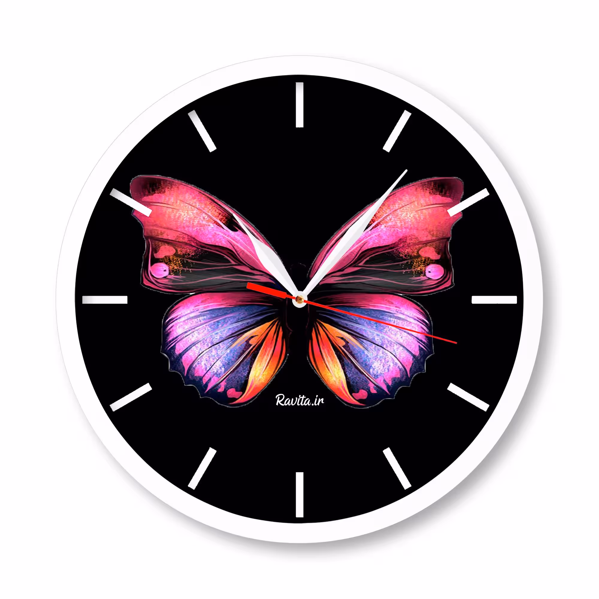 ساعت‌های دیواری راویتا طرح پروانه 1841