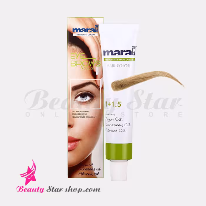 رنگ ابرو بلوند پلاتینه مارال شماره 10 حجم 15 میلی لیتر