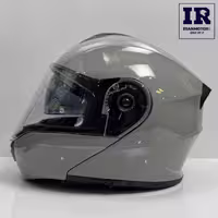 کلاه کاسکت فک متحرک Lazer لیزر طوسی براق