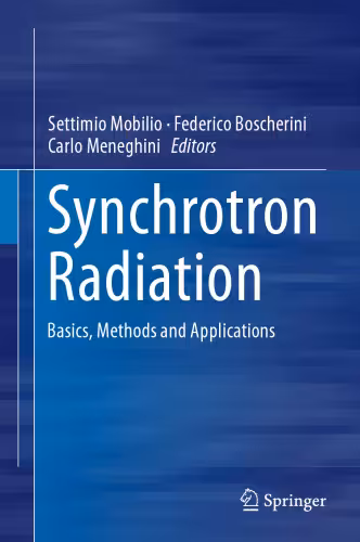 خرید و دانلود نسخه کامل کتاب Synchrotron Radiation: Basics, Methods and Applications
