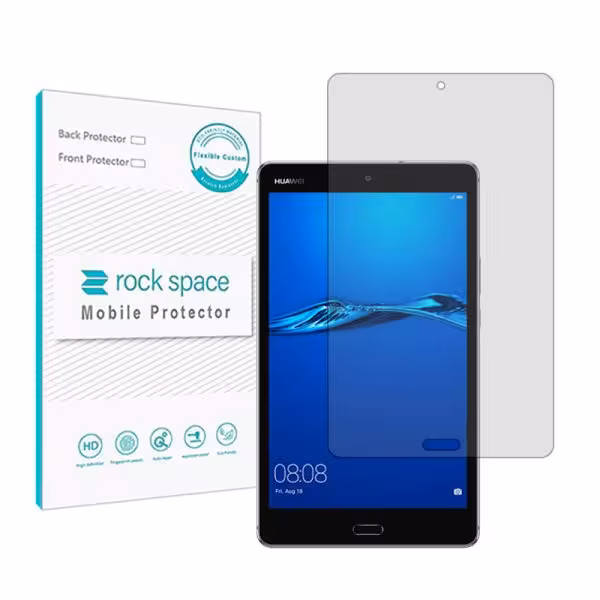 گلس تبلت هوآوی MediaPad M3 Lite 8 مدل نانو هیدروژل شفاف برند راک اسپیس کد 5109L