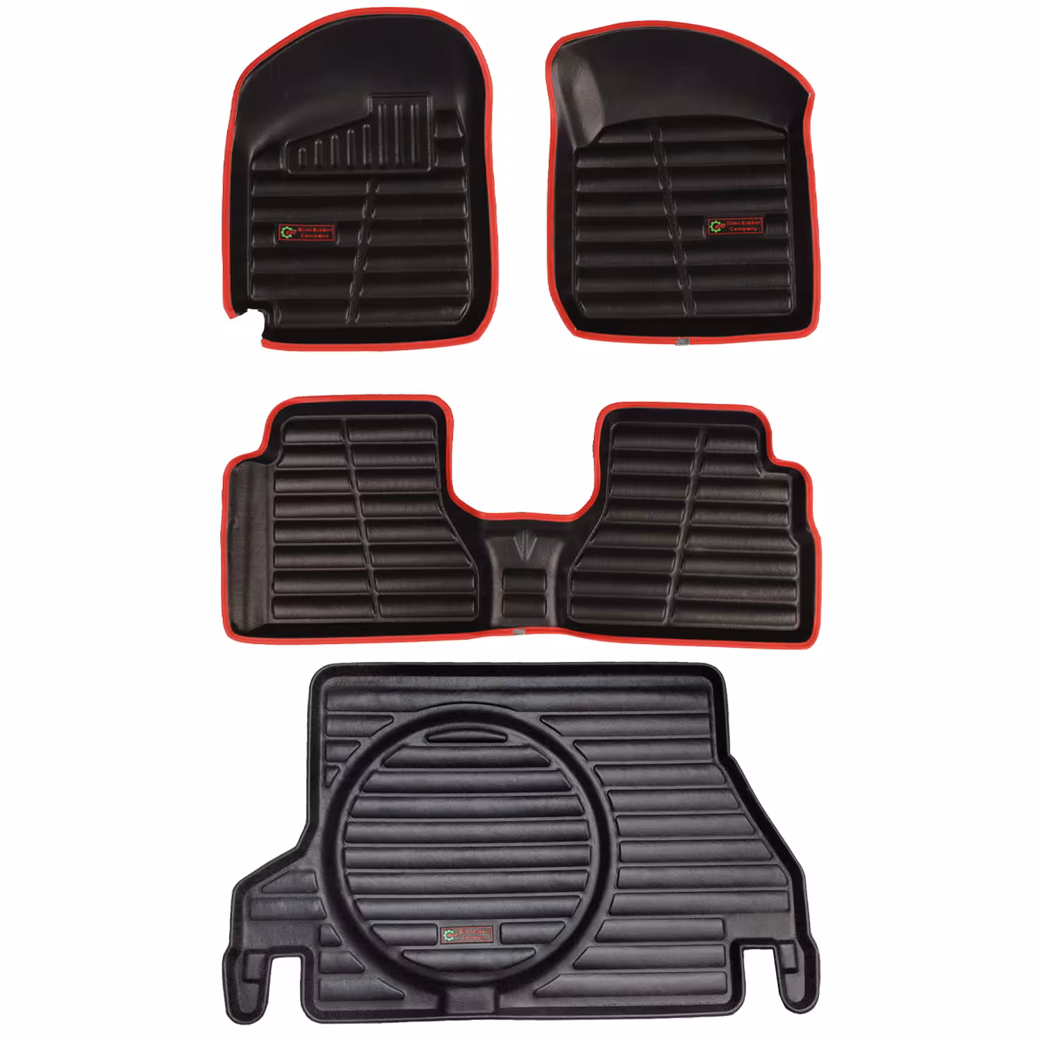 کفپوش سه بعدی پراید تک سوز نوار قرمز به همراه کفپوش صندوق گیلان