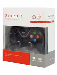 دسته بازی بی‌سیم شوک‌دار Panatech مدل P-G507W مشکی