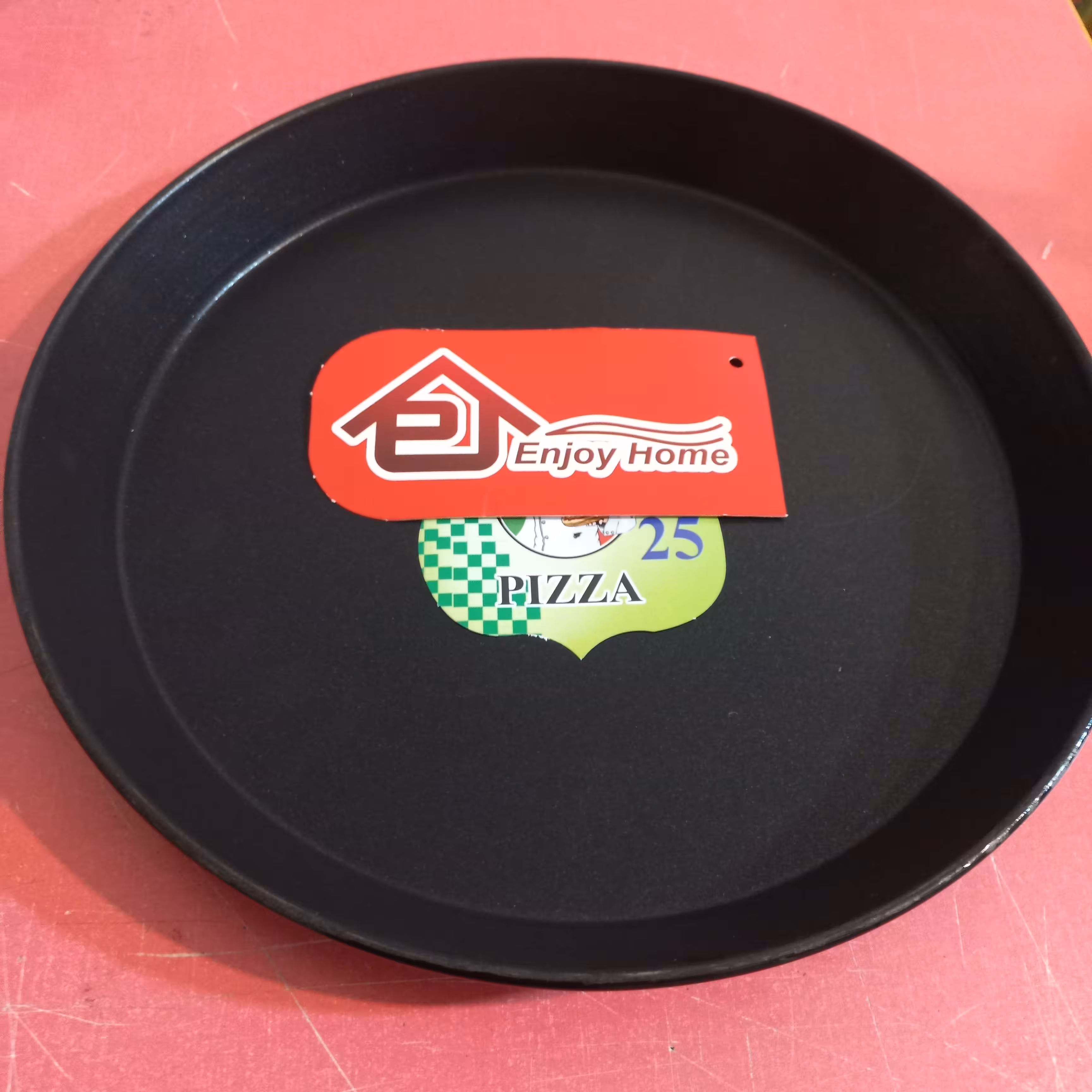 قالب پیتزا پزی با روکش تفلون اعلا - طرح گرد - سایز 25 ( تک نفره )